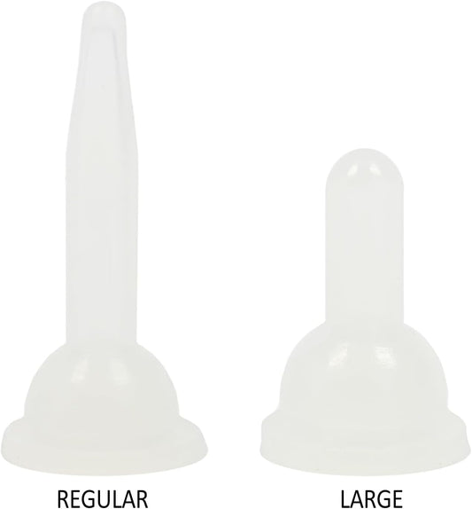 Wonder Nipple - Nursing Nipple for Baby Animals - Handfeeding Baby Squirrels, Sugar Gliders, Hedgehogs, Guinea Pigs, Racoons, Prairie Dogs, Opossums, and More! (Standard)