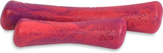 WEST PAW Seaflex Drifty Dog Toy β Machine Washable Dog Toys for Moderate Chewers β Eco-Friendly Zogoflex Toys for Dogs β Perfect for Gnawing, Fetch, Catch, Pet Training β 8.5" Large, Hibiscus