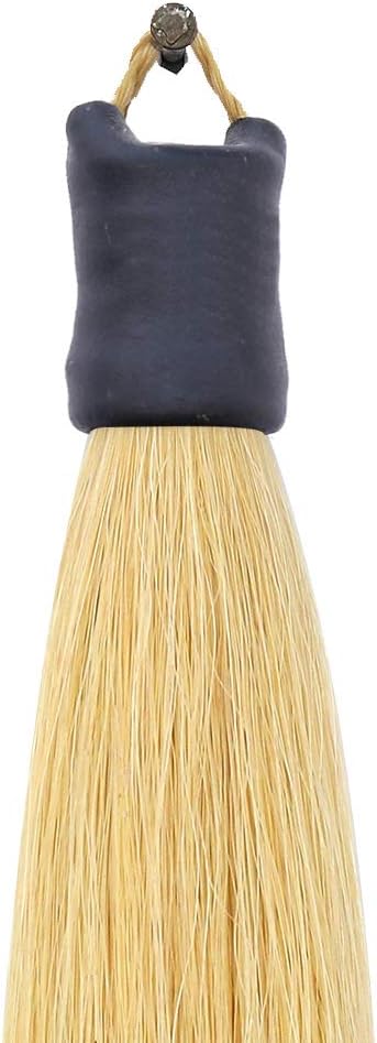 Horse Tail Extensions with Braided Horsehair Loop, Blunt Cut Bottom, 34-36 inches Long and 1 lb Weight (Palomino)