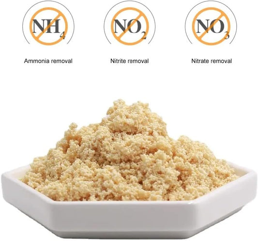 IOAOI PuriResin Aquarium Filter Media, Organic Filtration Resin, for Freshwater and Saltwater Fish Tank, Removes Driftwood Tannins, 100 ml, 3 Packs