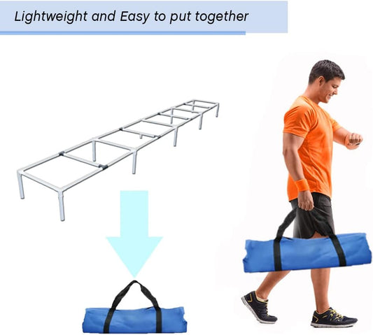 PLKO Dogs Agility Training Ladder, Pets Agility Training Equipment, Pet Outdoor Game