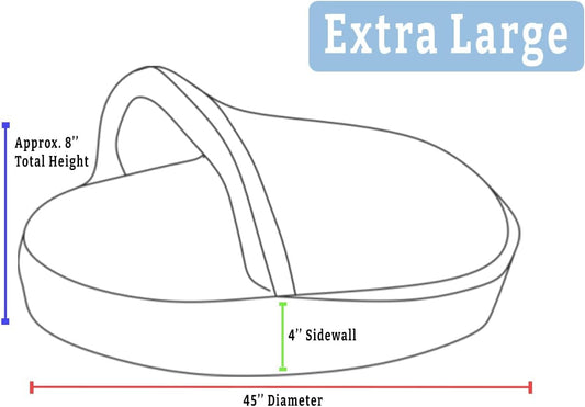 Snoozer Luxury Cozy Cave Pet Bed, Wag Collection, Extra Large - Starpatch Red Diamond