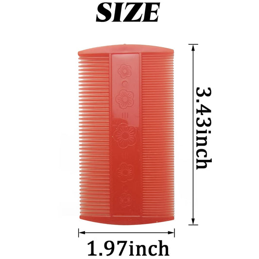NSBELL 20PCS Comb for Cats, Lice Comb for Dogs, Double Sided Cat Comb for Short Hair of Pets or Humans (Assorted Colors)