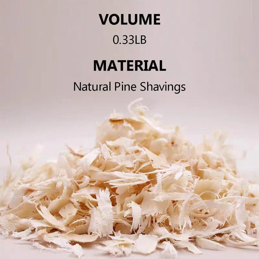 MANON ROSA Wood Shavings for Bird Bedding - Natural Aspen Soft Low-Dust & Odor-Control Nesting Material for Parakeets Parrots Rabbits Cockatiel for Cages, Nest Boxes, Small Pet Litter