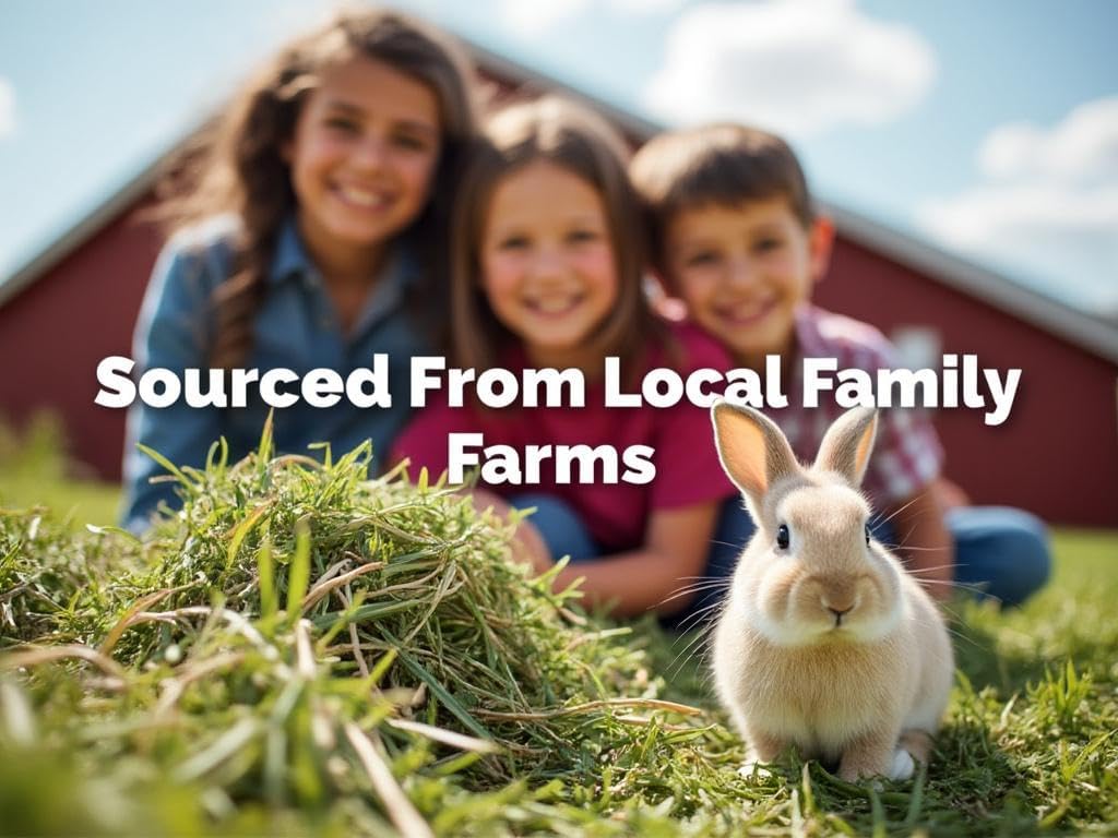 Blue Mountain Hay | Fresh Timothy Hay (25 Pounds) | Great for All Ages | High-Altitude Hay Pet Food for Rabbits, Guinea Pigs, Chinchillas, Hamsters, and Other Small Pets