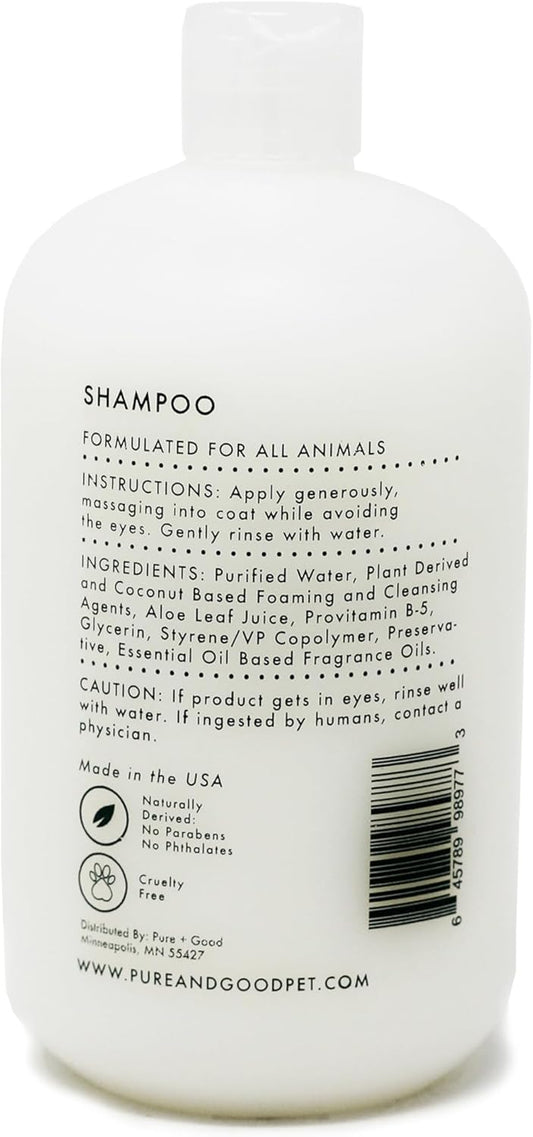 Cedarwood + Sage Shampoo and Conditioner Set, warm & herbal sage fuse with hints of camphor & eucalyptus in cedarwood, Formulated for All Pets, Gentle and Cleansing, Made in USA 16 fl oz