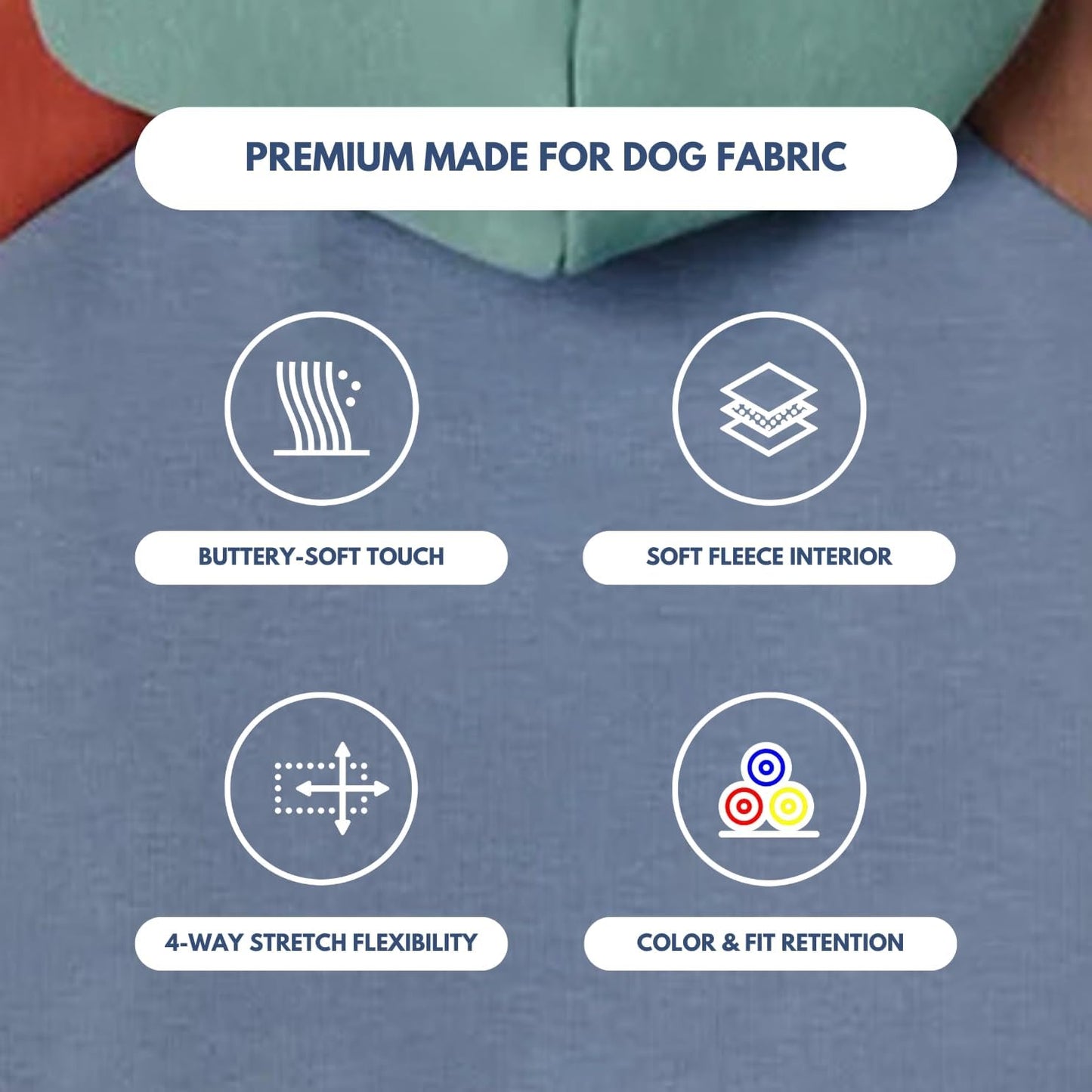 Spark Paws Dog Hoodie – Premium Dog Sweater for Small, Medium, and Large Dogs | Warm Outfits for French Bulldogs, Pitbull, Puppy, Winter Jacket Alternative - Alpine - 2XL