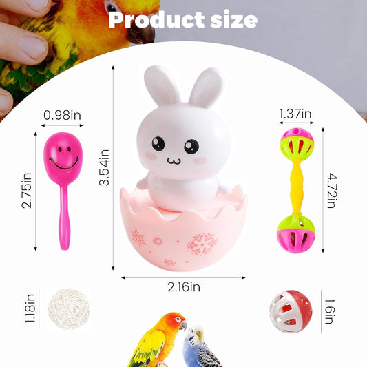 23 Pieces Bird Toys-Bird Toys for Parakeets, Suitable Budgies Cockatiels Lovebird Monk Parakeet Amazon Parrot Sun Conure