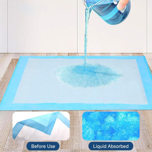 100 Count 22β x 22β Disposable Dog Pee Pads, Super Absorbent Leakproof Puppy Pads Quick Drying, Pee Pads for Dogs, Potty Dog Training Pads