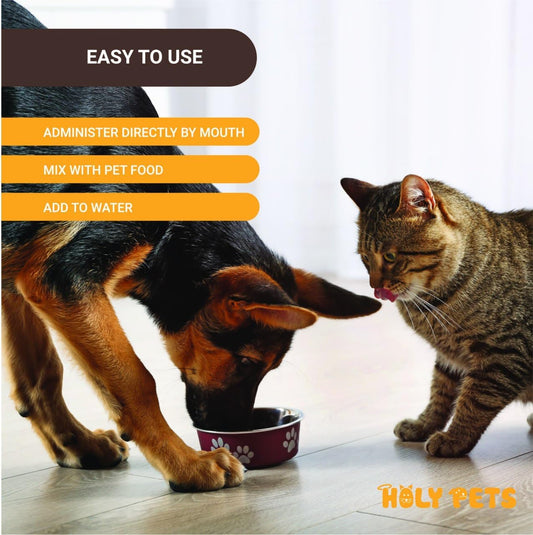 Flea & Tick Oral Drops for Dogs & Cats β Natural Herbal Supplement with B Vitamins β 4 oz, 120 Servings β Safe for All Breeds β Made in USA (4oz)