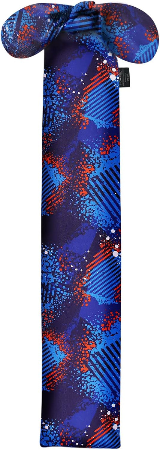 Harrison Howard Stretchy Tail Bag Breathable Horse Tail Guard Slip on Design Protect Horse Tail 2 Strand Closure Straps Keep Tail Clean & Protected 22" L Length Makes Grooming Easy-Chic Blue