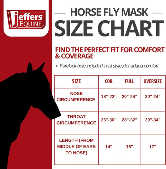 Jeffers Expression Lycra Horse Fly Mask β Oversize, Rose Garden β Lightweight Stretch Horse Mask with Mesh Eyes & Ears, Breathable Lycra Mask for Horses, Equine Summer Apparel & Gear