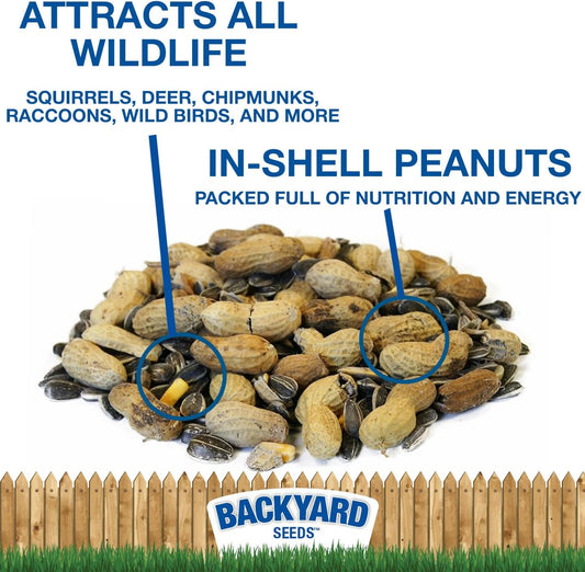 CountryMax Backyard Seeds Squirrel and Friends Wildlife Feed β 20 lb Non-GMO Mix for Squirrels, Deer, Birds, Rabbits, Chipmunks & More β All-Natural Backyard Animal Food