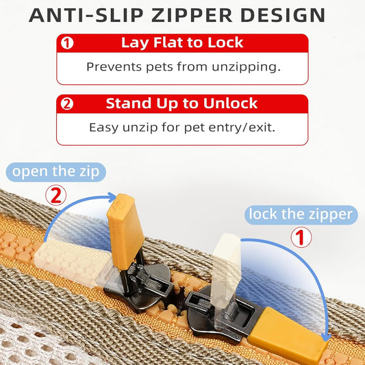 Soft and Comfortable Pet Carrier and Business Backpack with Strong Support - Ideal for Business, Travel, and Outings with Small Dogs and Cats (Kahki,15.7" L x 5.5" W x 9.8" H,up to 16lbs