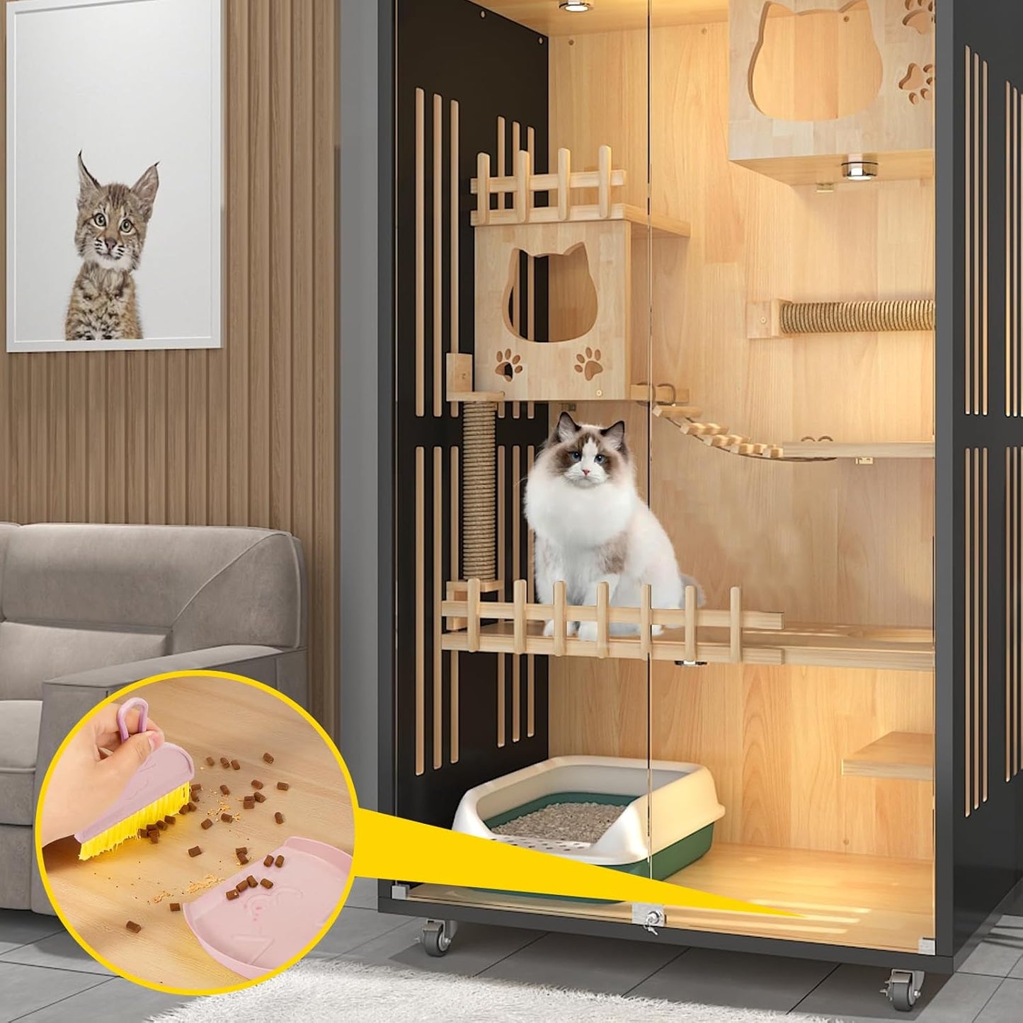 Small Broom and Dustpan Set,mini Compact Portable, for Home, Sofas, Kitchen countertops, Storage Shelves, Office desks, bathrooms, and pet Areas (Pink)