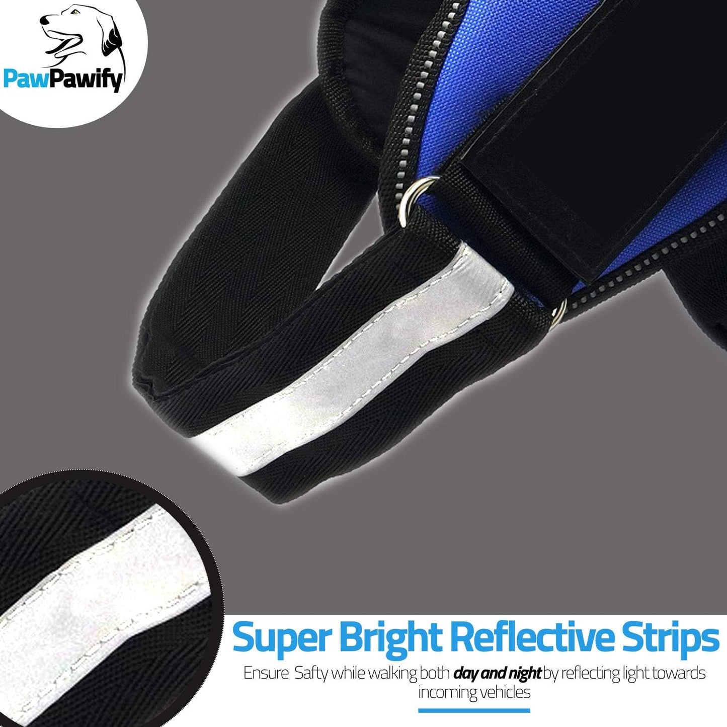 PawPawify Custom No Pull Dog Harness with Name and Phone Number, Heavy Duty Personalized Pet Vest to Prevent Tugging, Pulling, or Choking, Training and Walking (Camouflage Red, XL (60-85 LBS))