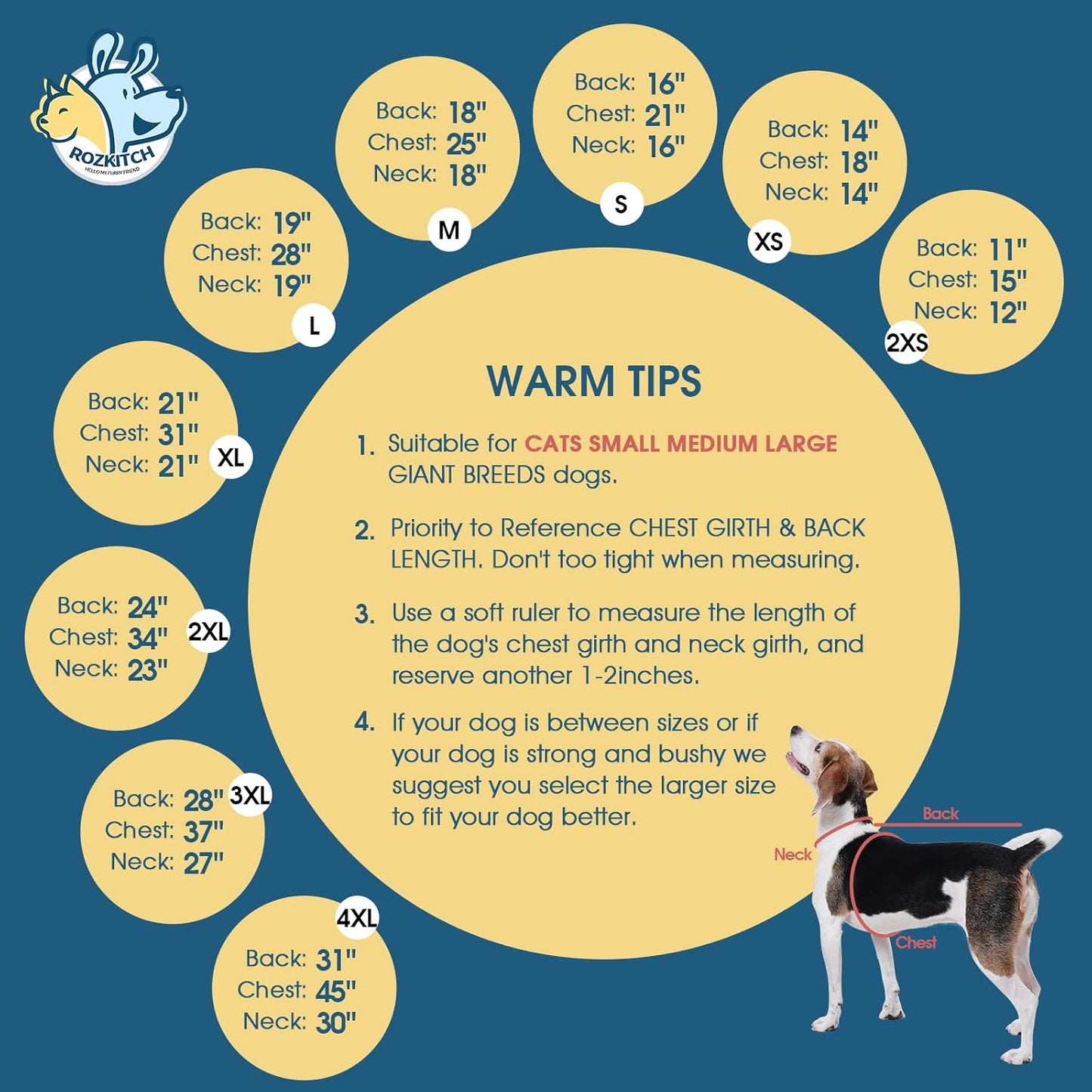 ROZKITCH Fleece Dog Sweater, Pet Windproof Warm Cold Weather Jacket Vest Cozy Jumpsuit Apparel Outfit Clothes for Small Medium Large Dog Walking Hiking Sleep Pink XS