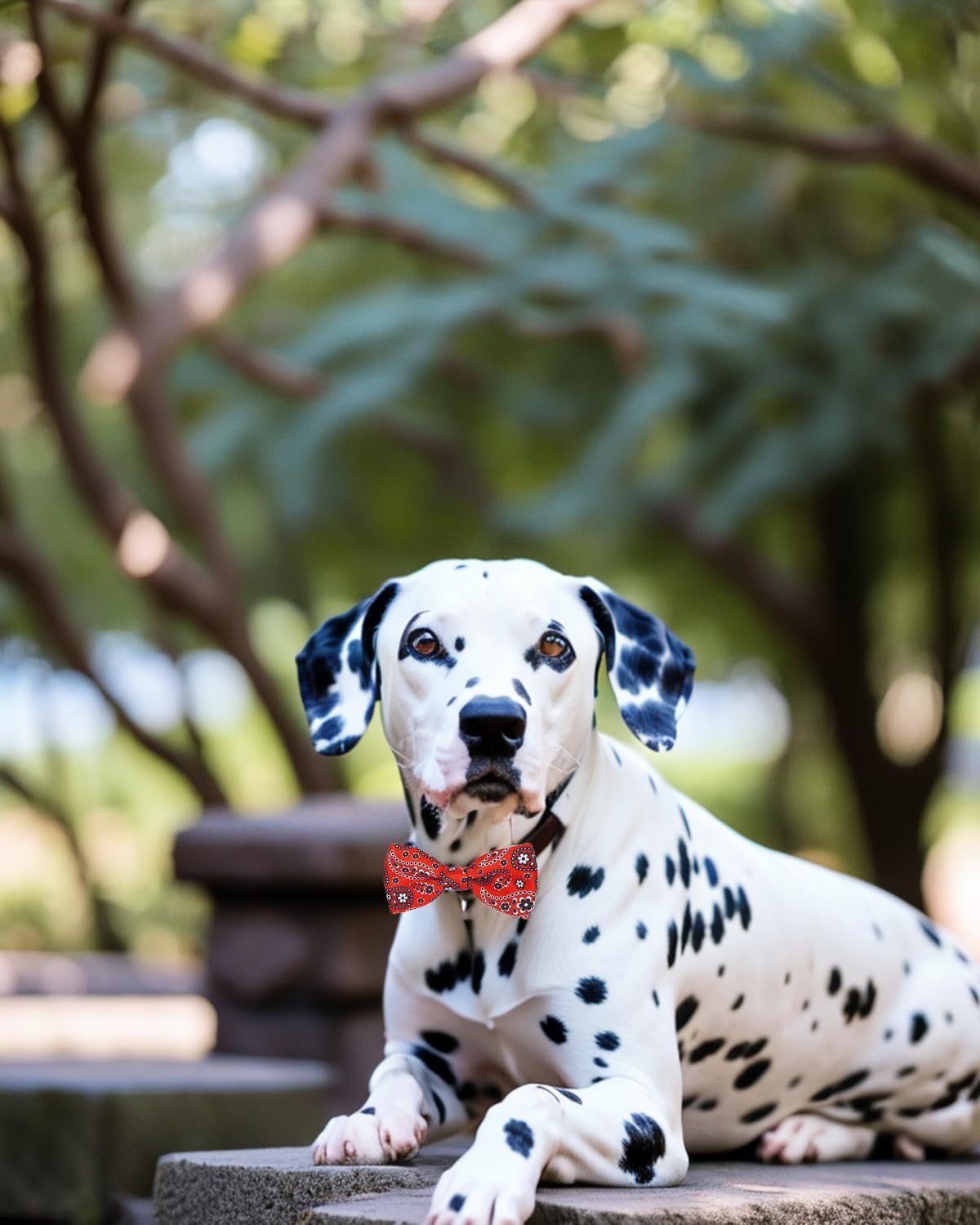 PET SHOW 10 Pack Big Dog Bow Ties for Large Medium Dogs Sliding Collar Attachments Daily Bowties Multiple Styles Cute Summer Bowknots Wedding Party Holiday Pet Grooming Accessories(Large)