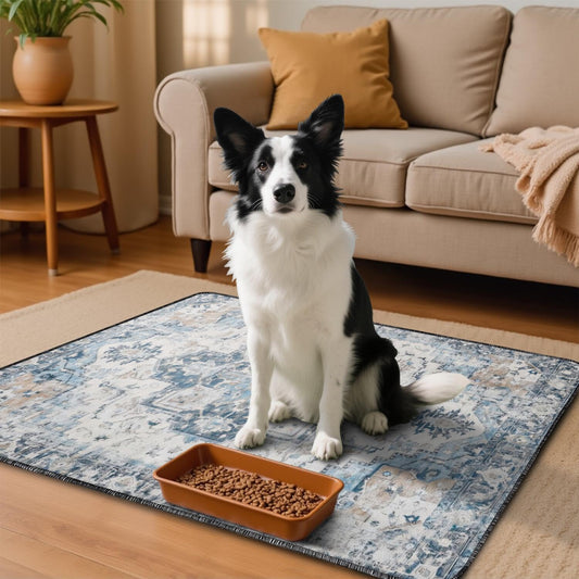 Washable Pee Pads for Dogs 2 Pack, Absorbent Reusable Puppy Pads Waterproof, Leakproof & Non-Slip Whelping Pad, Potty Training Pads for Dogs Playpen Mat 24x36