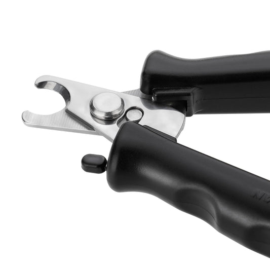 Tweezerman Small Nail Clippers for Dogs & Cats, Manual Professional Dog & Cat Nail Trimmer with Ergonomic Handle