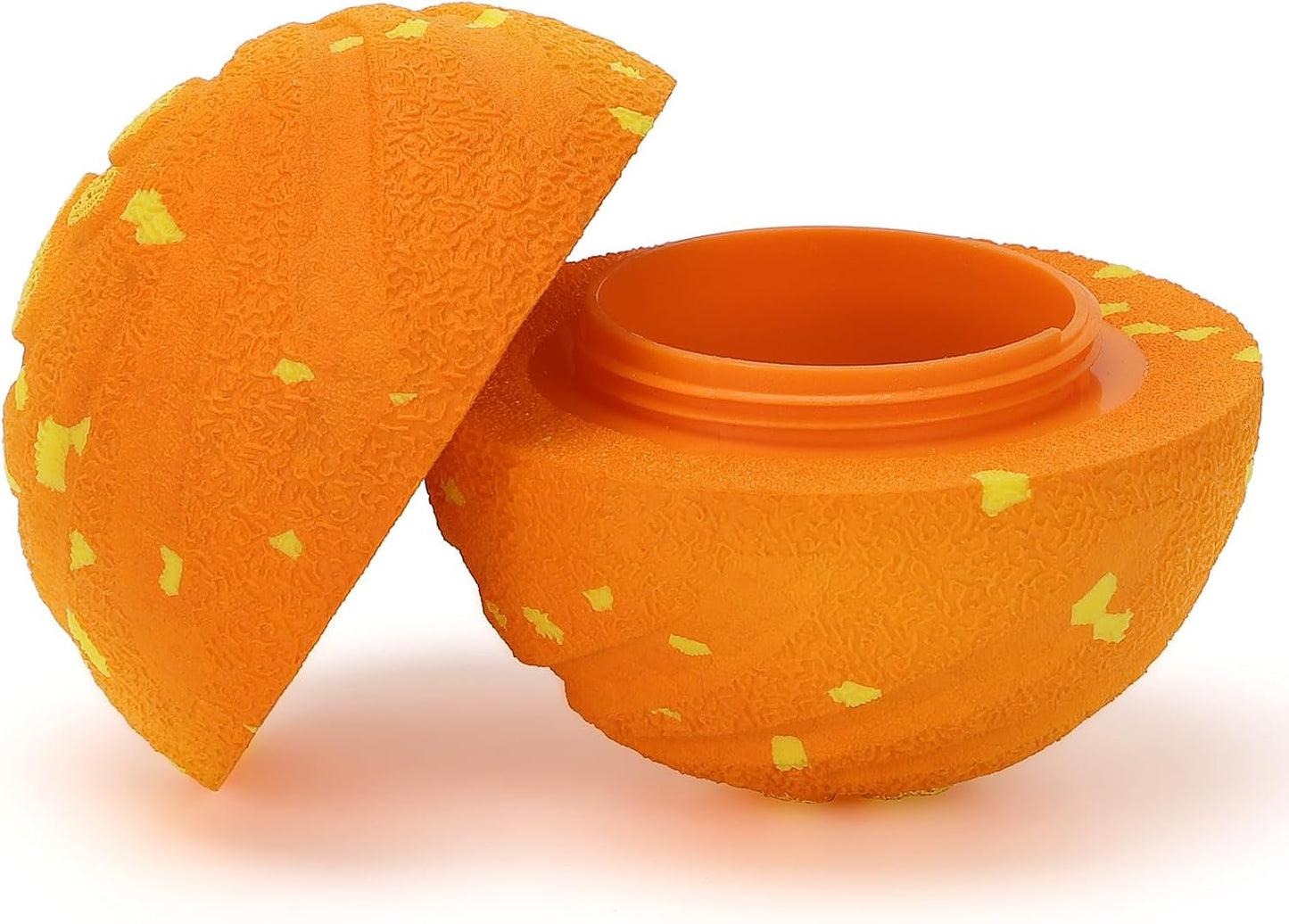 Dog Ball Dog Paw Pattern Replacement Shell (Orange)