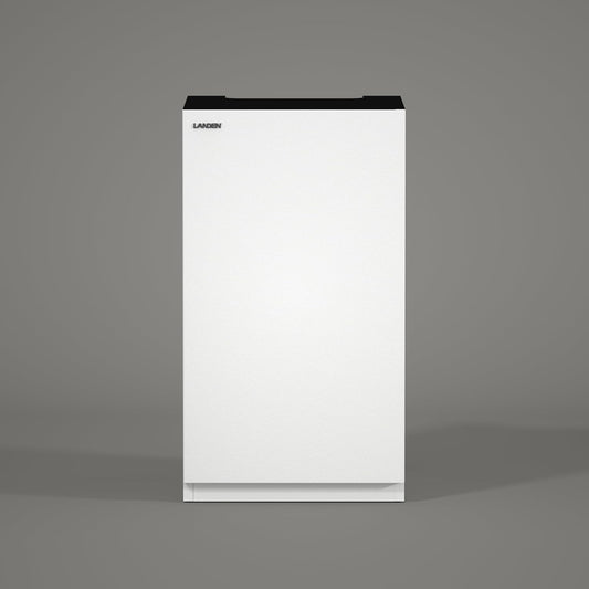 LANDEN Aquarium Wooden Stand and Cabinet for up to 20 Gal Tank, W17.7xD17.7xH31.5 in, Fish Reptile Sea Salt WaterTank Stand, Nano Foam Leveling Mat Included, Matte White Painted(Stand Only)