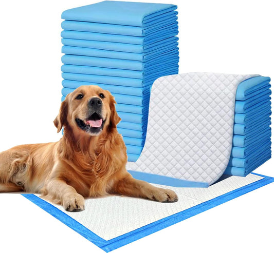 NEZO Dog and Puppy Training Pads,Extra Large 30 x 36 inch-180 Count Pee Pads with Leak-Proof and Super Absorbent…