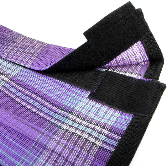 Jeffers Romper Stomper Fly Boots for Horses - Grey, Large β Breathable Mesh Leg Wraps for Insect Protection, Stable Accessories for Summer Turnout, Ride Gear, Horse Hoof & Leg Care - 4 Pack