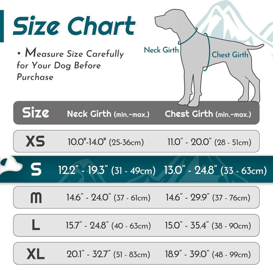 Eagloo Dog Harness Small Sized Dog, No Pull Service Vest with Reflective Strips and Control Handle, Adjustable and Comfortable for Easy Walking, No Choke Pet Harness with 2 Metal Rings, Dark Green, S