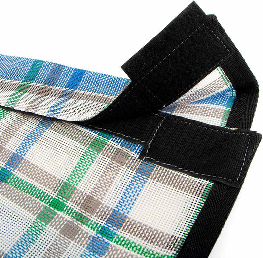 Jeffers Romper Stomper Fly Boots for Horses - Grey, Large β Breathable Mesh Leg Wraps for Insect Protection, Stable Accessories for Summer Turnout, Ride Gear, Horse Hoof & Leg Care - 4 Pack