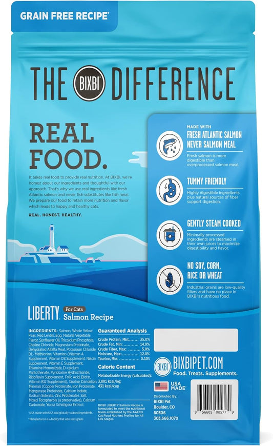 BIXBI Liberty Dry Food Salmon Recipe for Cats, 10lb