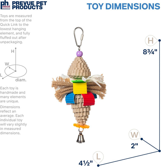 Prevue Pet Products Sound & Movement Mr. Mustache Bird Toy 62614