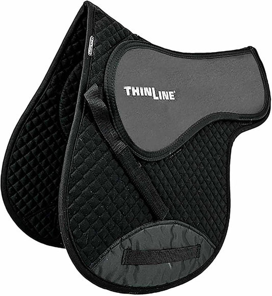 Thinline Cotton Quilted Jumper Durable Breathable Horse Riding Washable Shock-Absorbing no-Slip Thin Equine Saddle Pad - Equestrian Equipment and Accessories