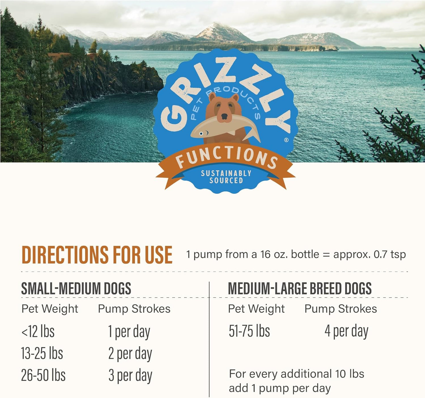 GRIZZLY PET PRODUCTS Joint Aid Liquid Hip and Joint Health Supplement Product for Dogs and Cats, 16 Ounce