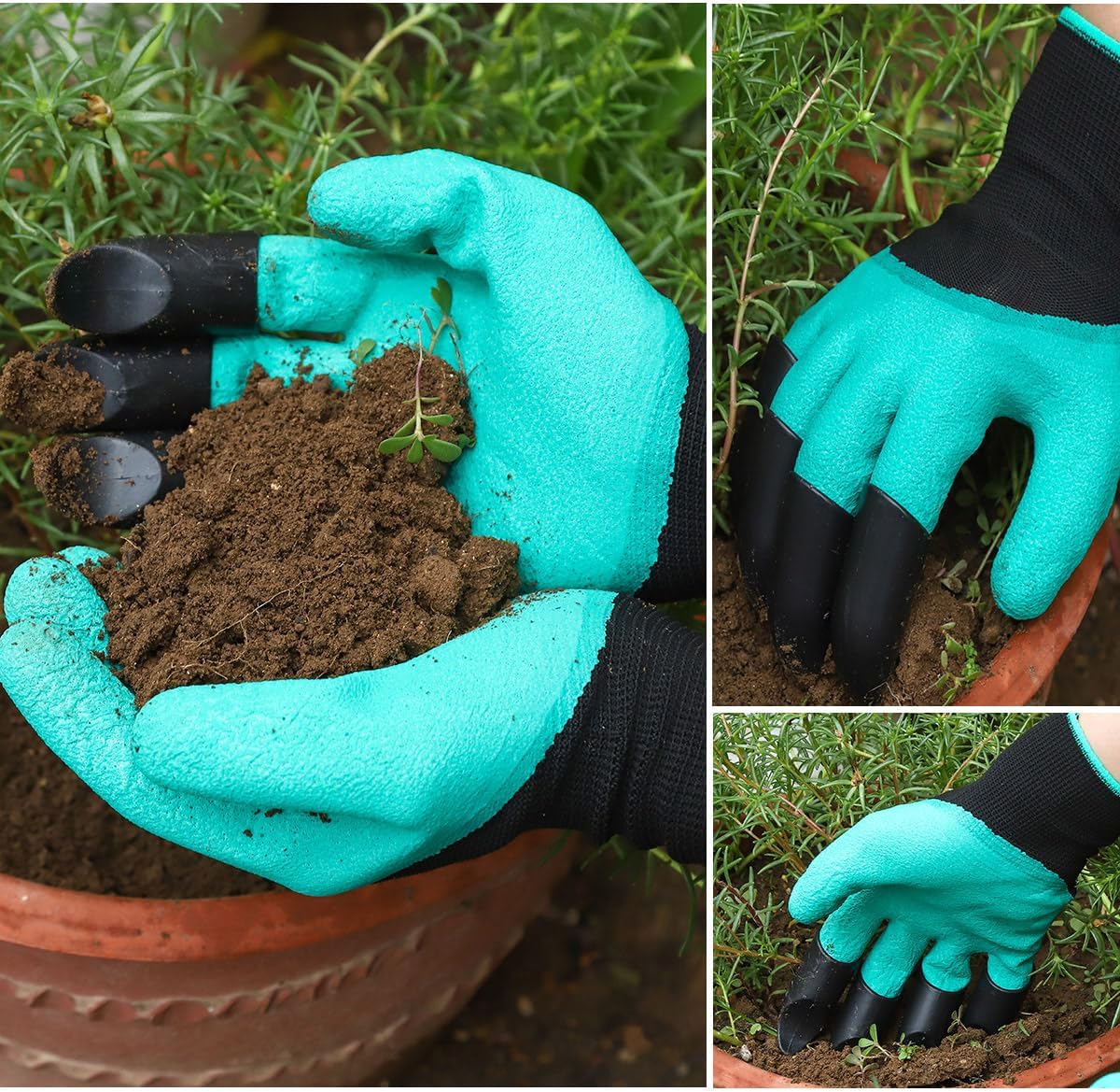 Premium 8-Piece Garden Tools Set – Heavy Duty Carbon Steel with Rust-Proof Coating, Ergonomic Handles, SK-5 Pruning Shears, Waterproof Repotting Mat & Storage Tote Bag – Ideal Gift for Gardeners