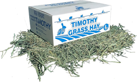 High Desert 2nd Cutting Timothy Grass Hay for Rabbits, Guinea Pigs, Chinchillas & Small Pets β Premium Hand-Packed Natural Hay, High-Fiber, Additive-Free, Grown in USA β 4 lb Box