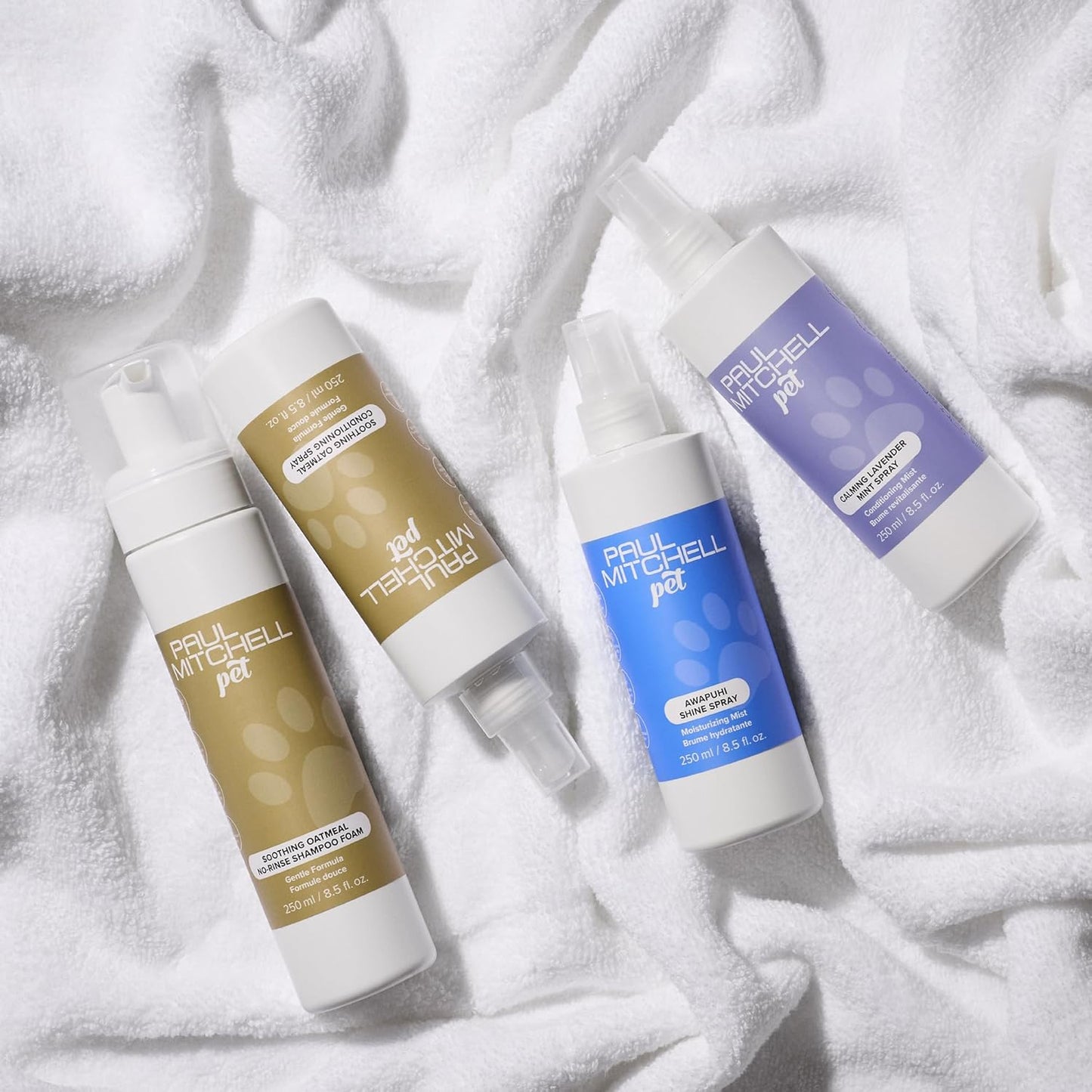 Paul Mitchell Pet Soothing Oatmeal Conditioning Spray, Gentle Formula, Grooming Spray for Dogs, 8.5 fl. oz