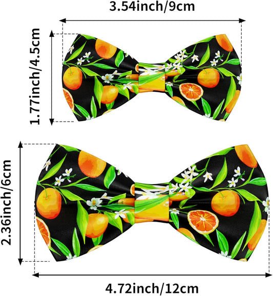 PET SHOW 10 Pack Fruit Small Dog Bow Ties Sliding Collar Attachments Puppy Cats Strawberry Bowties for Medium Dogs Avocado Bowknots Holiday Party Pet Grooming Accessories(Small)