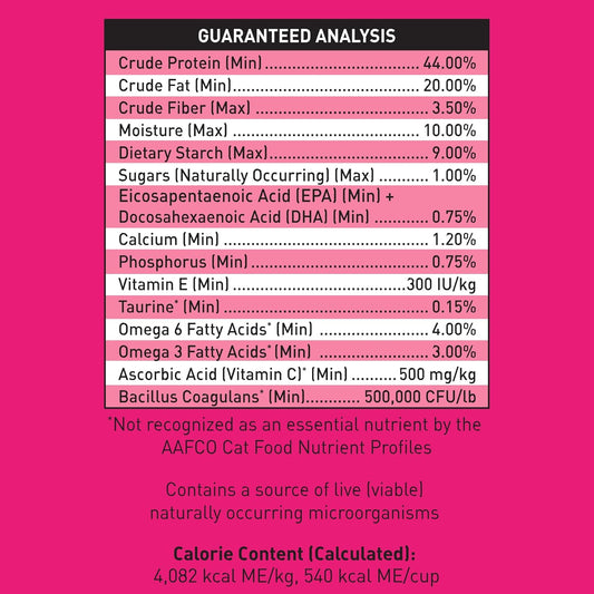 VFSŽ Powercat⢠Herring & Salmon Feline, High Meat, Ultra Low Carbohydrate Diet (4.4lbs)