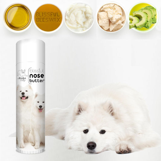 The Blissful Dog Samoyed Unscented Nose Butter - Dog Nose Butter, 0.50 Ounce
