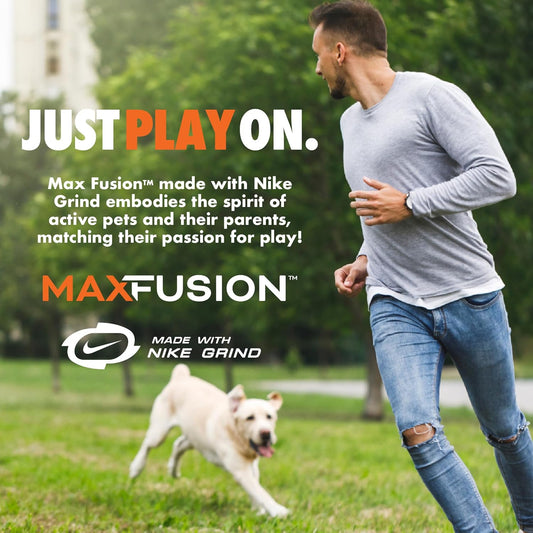 Max Fusion with Nike Grind, Arlee Pop It Dog Toy, Chew Toy for Play, Fetch, Tug, S
