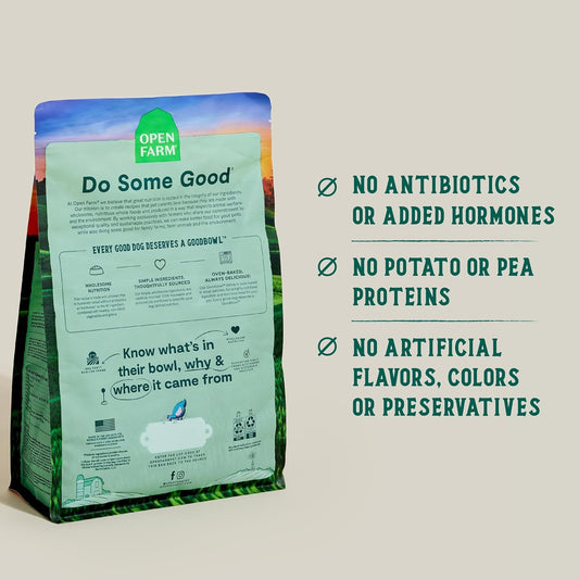 Open Farm Goodbowl, Oven-Baked Small Batch Dry Dog Food - Harvest Chicken & Brown Rice Recipe, Includes Non-GMO Produce & Grains, 22lb Bag (352oz Bag)