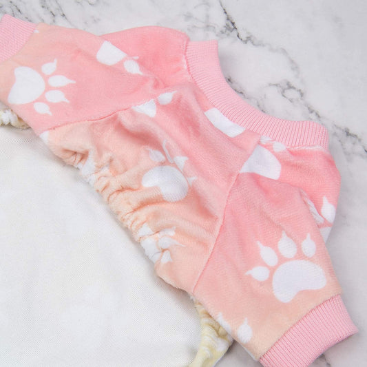 CuteBone Small Dogs Outfit Soft Puppy Onesies Pjs Dog Pajamas Pet Coat Cat Apparel Comfy Doggie Jumpsuit Bodysuit for All Seasons P09XS