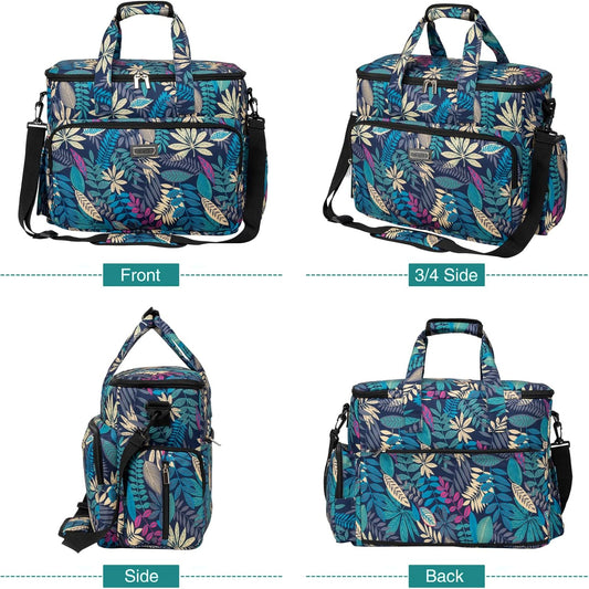 BAGLHER Dog Travel Bag, Pet Travel Bag (ALL Pet Travel Supplies), With 2 Pet Food Containers and 2 Collapsible Silicone Bowls; Essential Kits for Pet Travel Hawaii