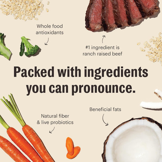 The Honest Kitchen Whole Food Clusters Dog Whole Grain Beef & Oat 10 lb Bag