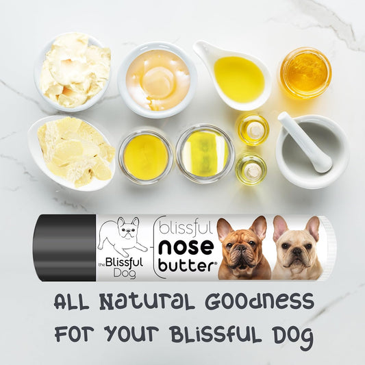 The Blissful Dog French Bulldog Fawn Unscented Nose Butter - Dog Nose Butter, 0.15 Ounce