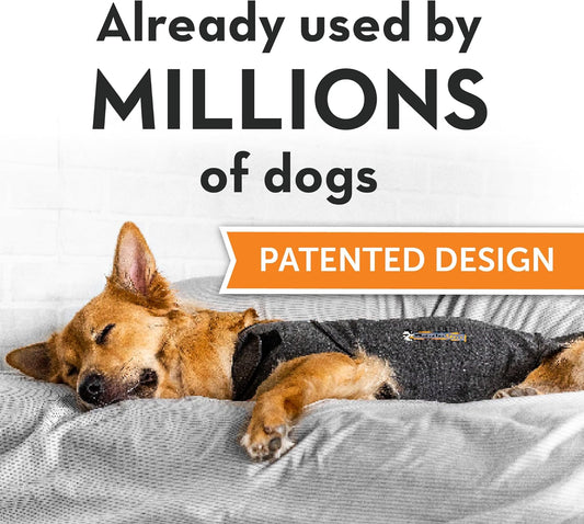 ThunderShirt for Dogs, XX Large, Heather Gray Classic - Dog Anxiety Relief Calming Vest