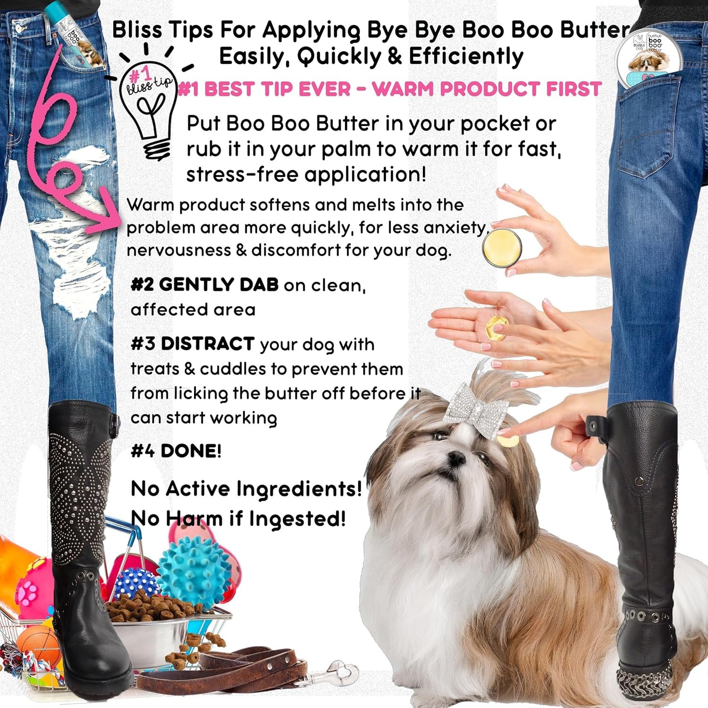 The Blissful Dog Shih Tzu Boo Butter, 8 oz