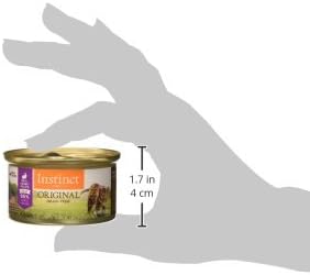 Instinct Original Grain Free Real Rabbit Recipe Natural Wet Canned Cat Food, 3 oz. Cans (Case of 24)