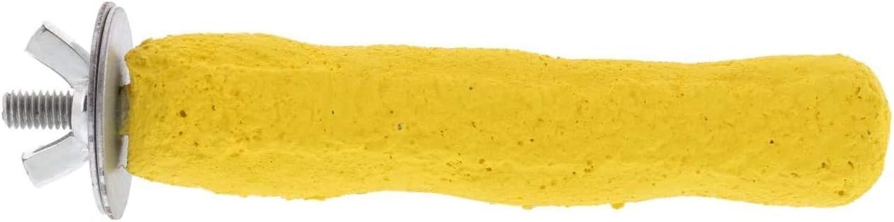 Comfort Grip Safety Perch for Bird Cages - Pedicure Perch for Birds to Keep Nails and Beaks in Top Condition - Safe Easy to Install Bird Cage Accessories - X-Small 4.5"